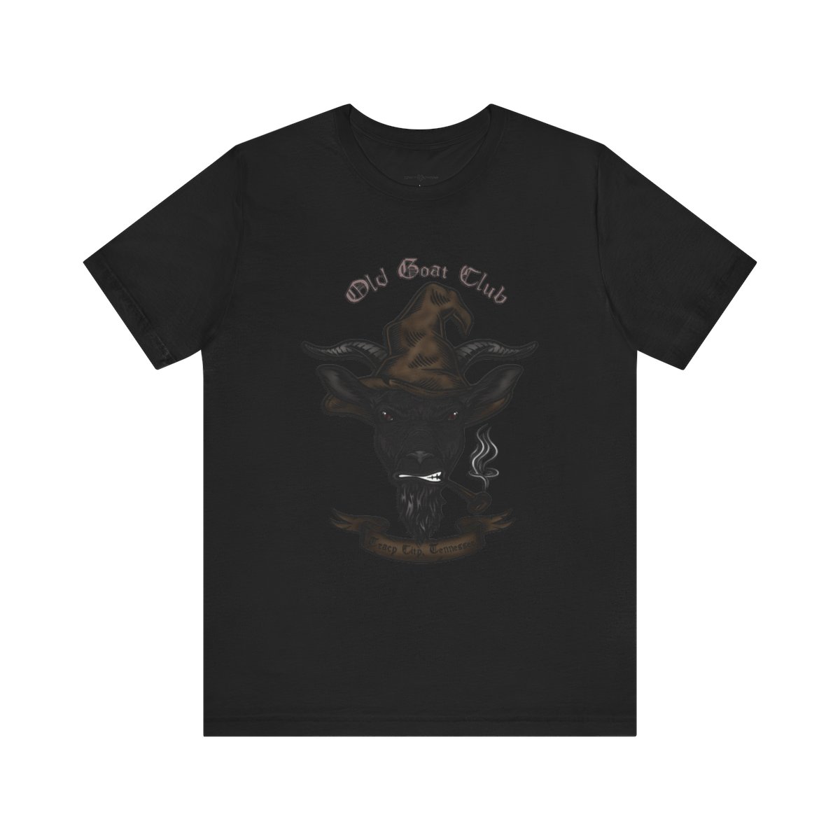 "Old Goat Club-Tracy City, Tennessee" Unisex Jersey Short Sleeve Tee product thumbnail image