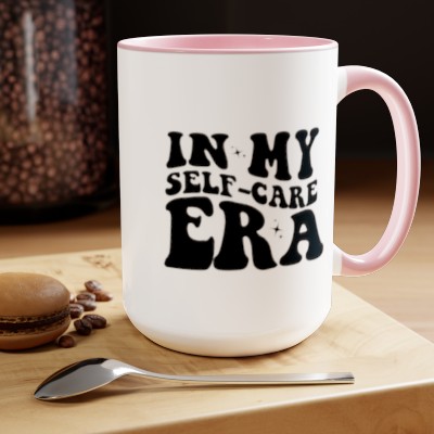 In My Self Care ERA Two-Tone Coffee Mugs, 15oz