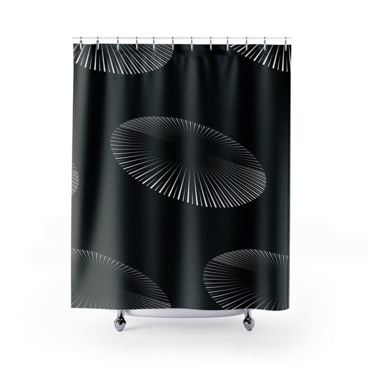 Shower Curtains Gray Spiral product thumbnail image