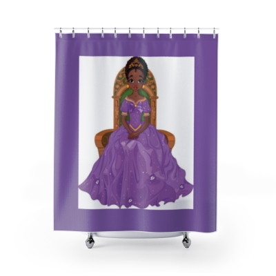 Shower Curtain African American Princess