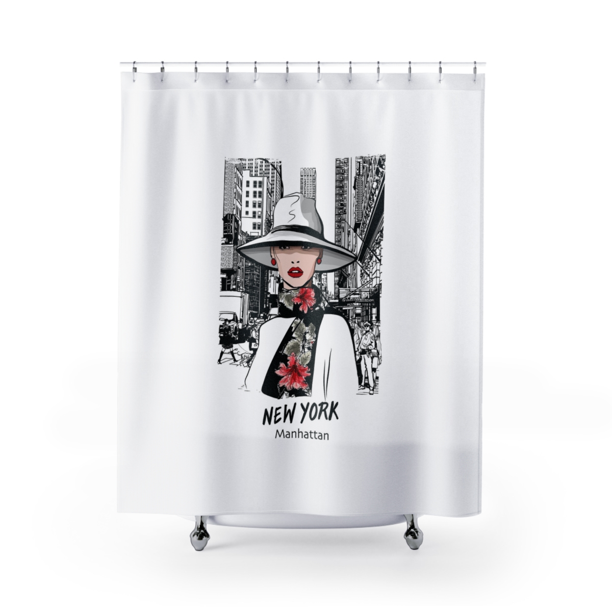 Shower Curtain New York Lady product thumbnail image