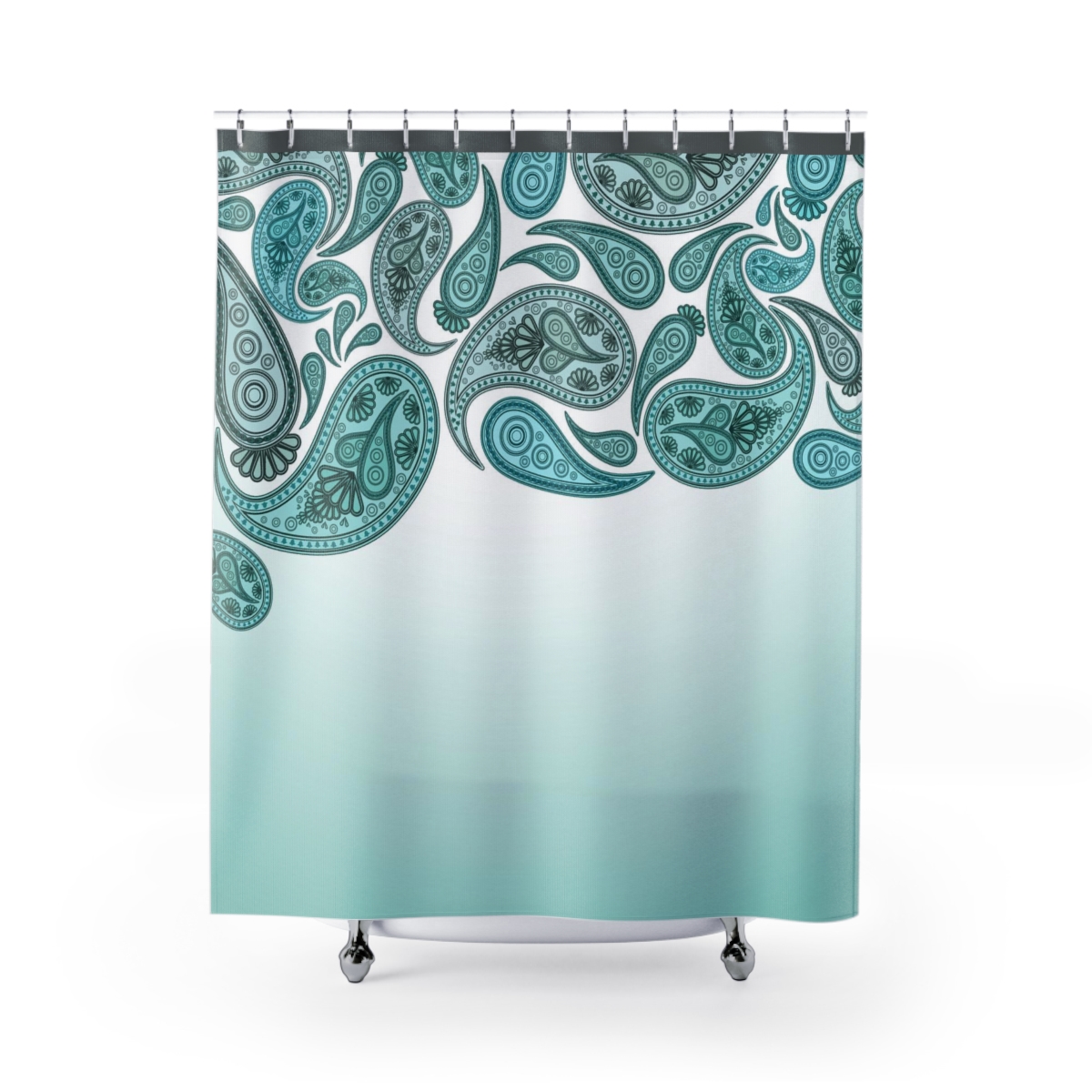 Shower Curtains Green Paisley product thumbnail image