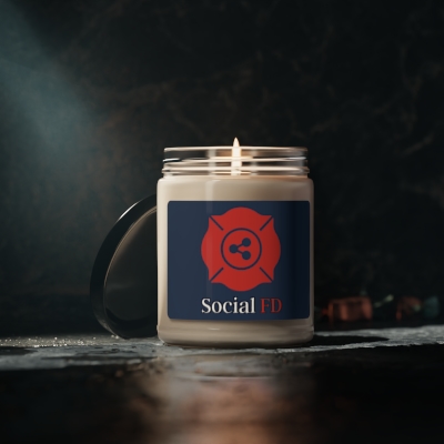Social FD Scented Soy Candle, 9oz