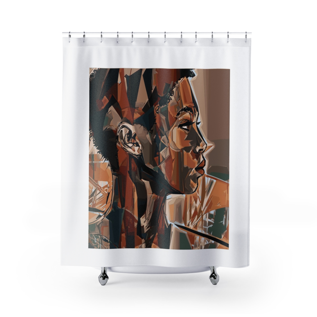 Shower Curtains Short Haired Woman product thumbnail image