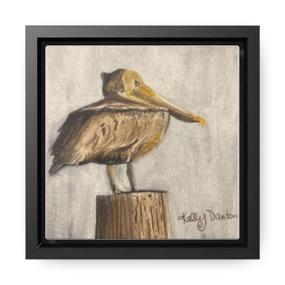 Pelican Gallery Canvas Wraps, Square Frame