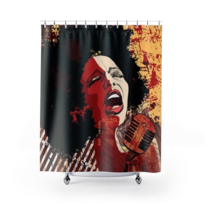 Shower Curtains Female Singer