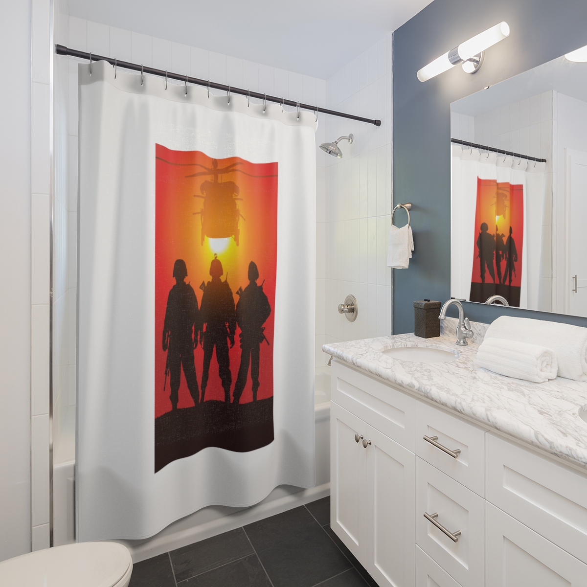Shower Curtain Soldiers Thank You product thumbnail image