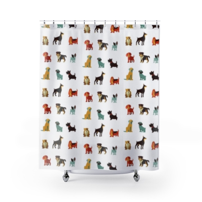 Shower Curtains Dogs