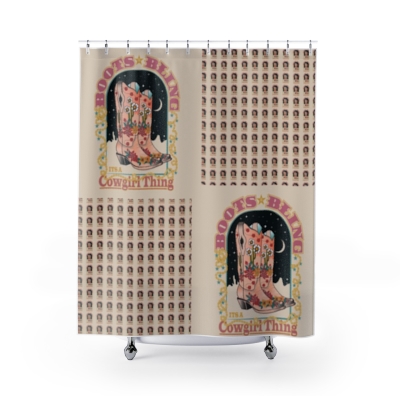 Shower Curtains Cowgirl Bling