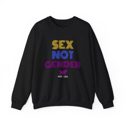 WDI USA SEX NOT GENDER Unisex Heavy Blend™ Crewneck Sweatshirt