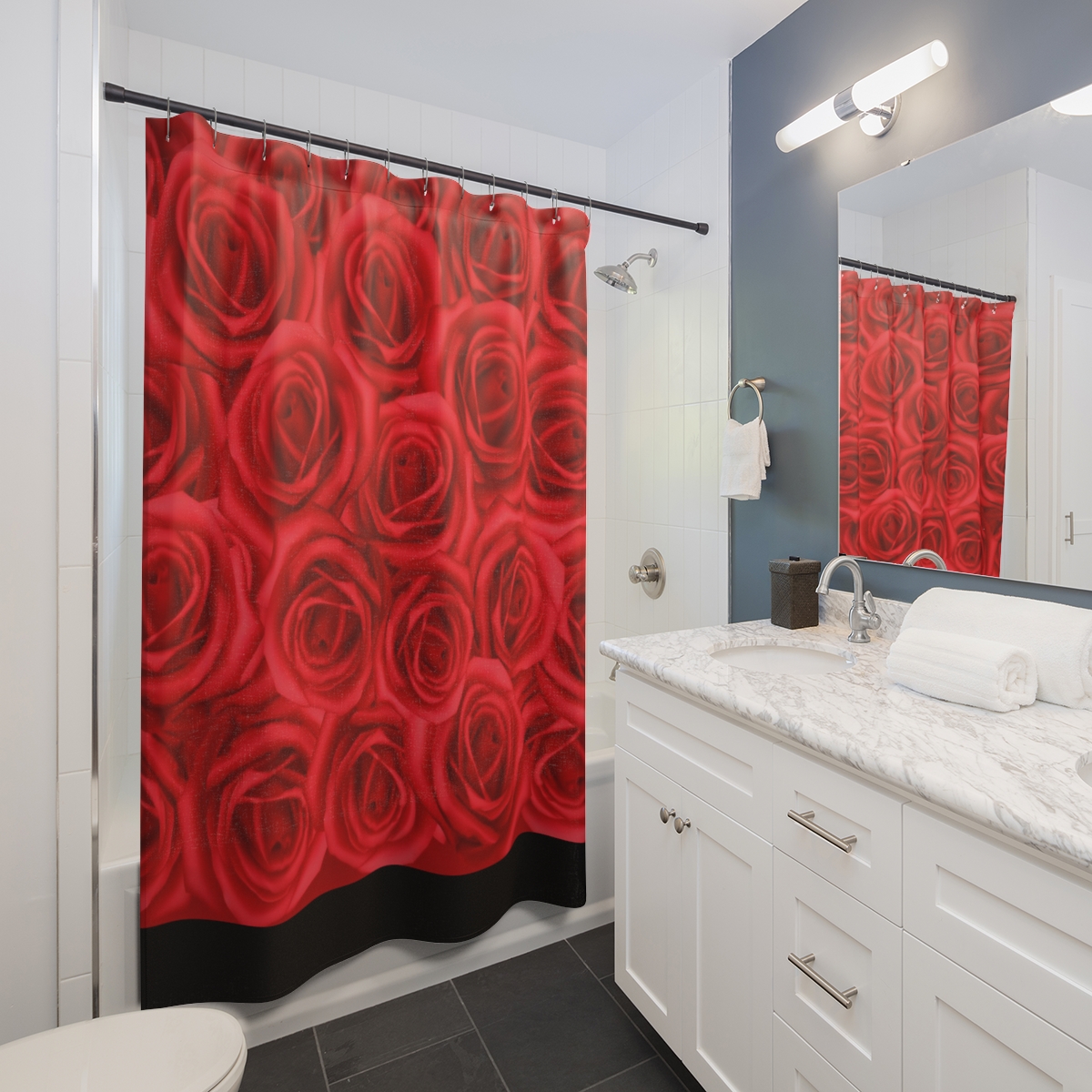 Shower Curtain Red Roses Display product thumbnail image