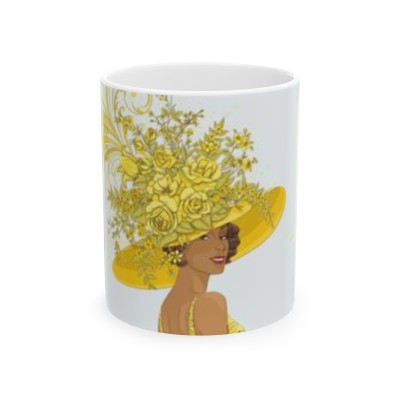 Ceramic Mug Dressed In Yellow