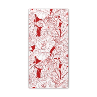 Canvas Gallery Wraps Red White Floral