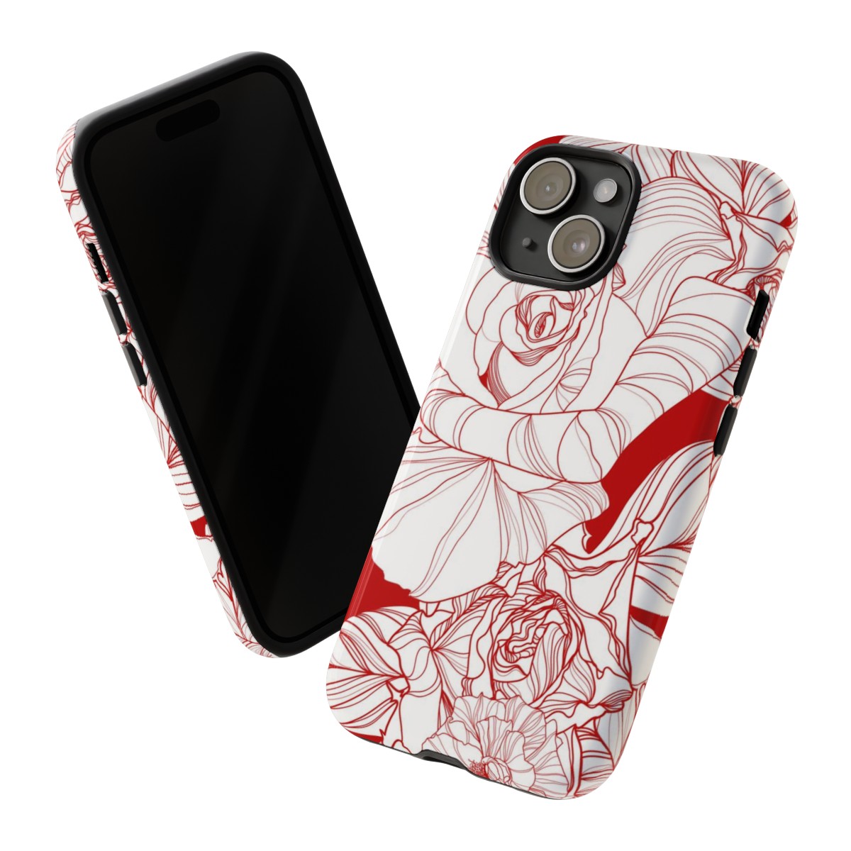 Phone Cases Red White Floral product thumbnail image