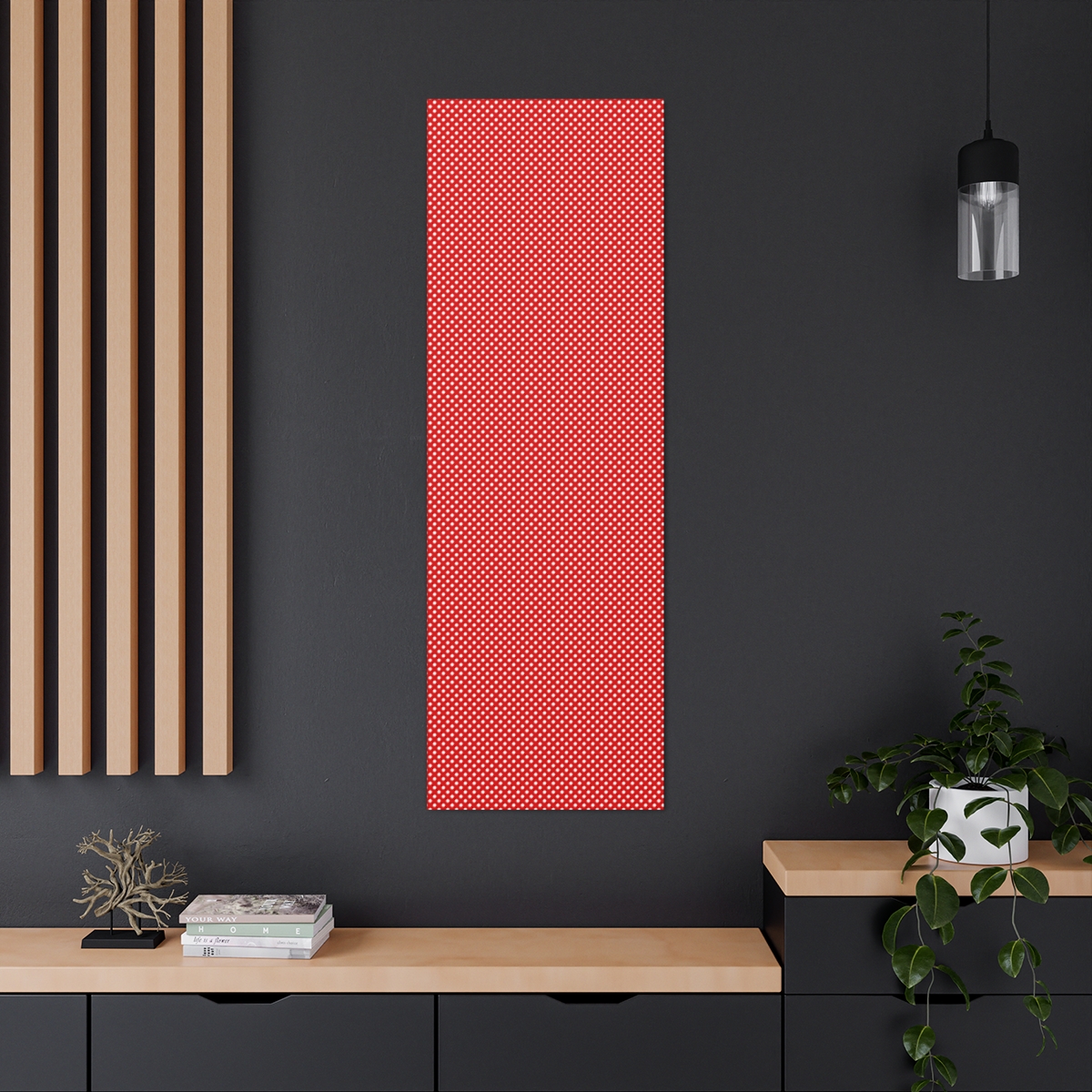 Canvas Gallery Wraps Red White Polka Dot product thumbnail image