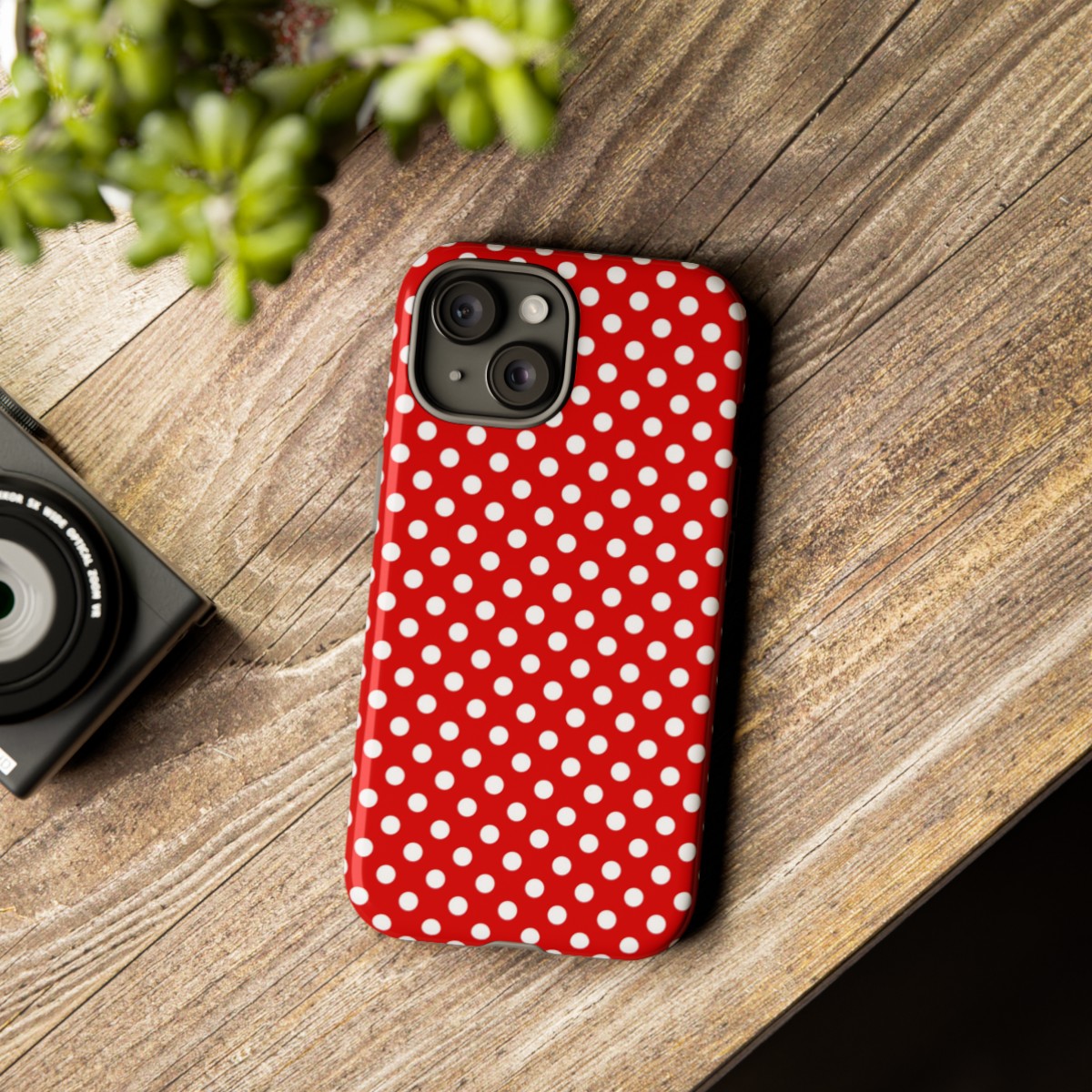 Phones Cases Red White Polka Dot product thumbnail image
