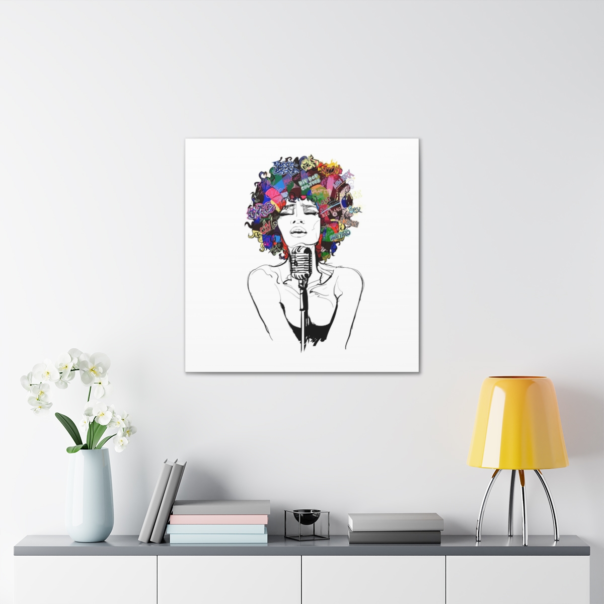 Canvas Gallery Wraps Woman with Thoughts product thumbnail image