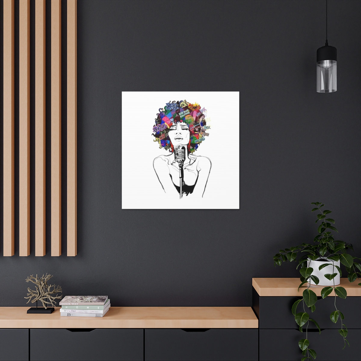 Canvas Gallery Wraps Woman with Thoughts product thumbnail image