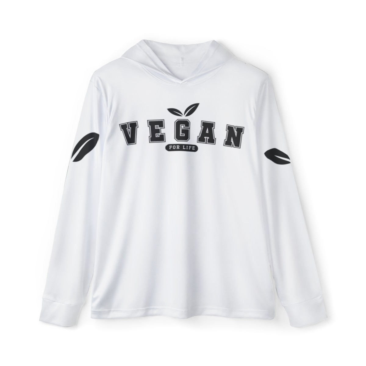 Vegan for Life: Men's Sports Warmup Hoodie (AOP) product thumbnail image