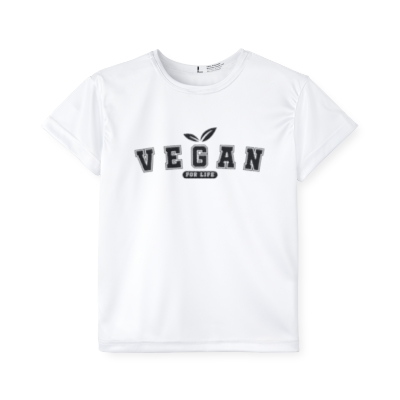 Vegan for Life: Kids Sports Jersey (AOP)