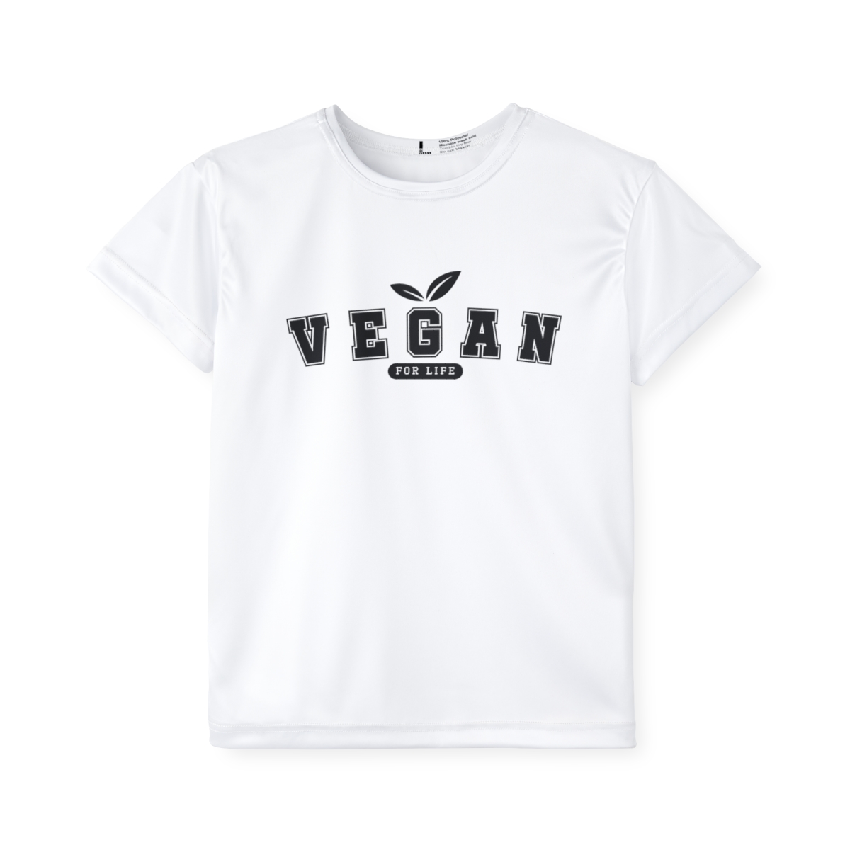 Vegan for Life: Kids Sports Jersey (AOP) product thumbnail image