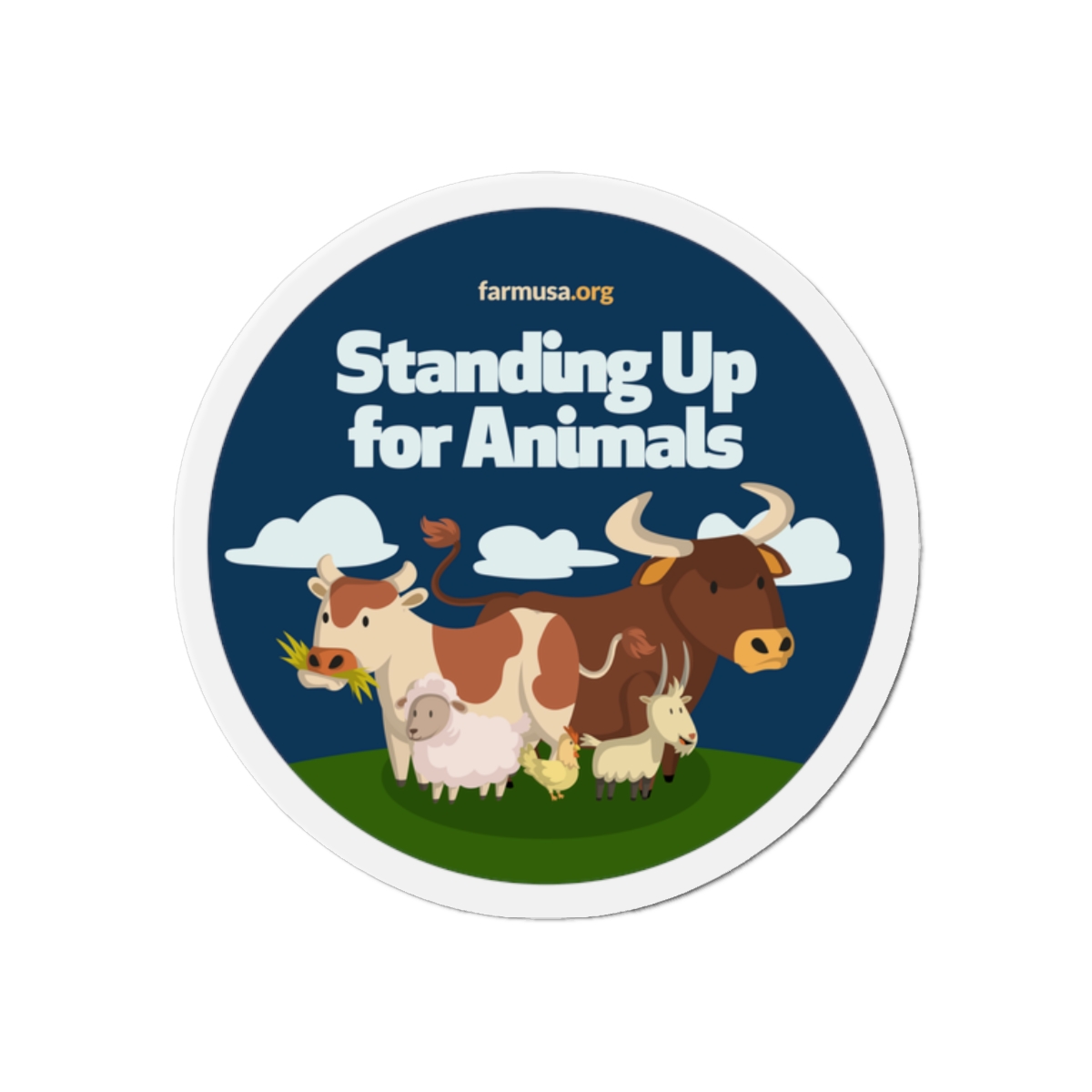 Standing Up for Animals Die-Cut Magnets product thumbnail image