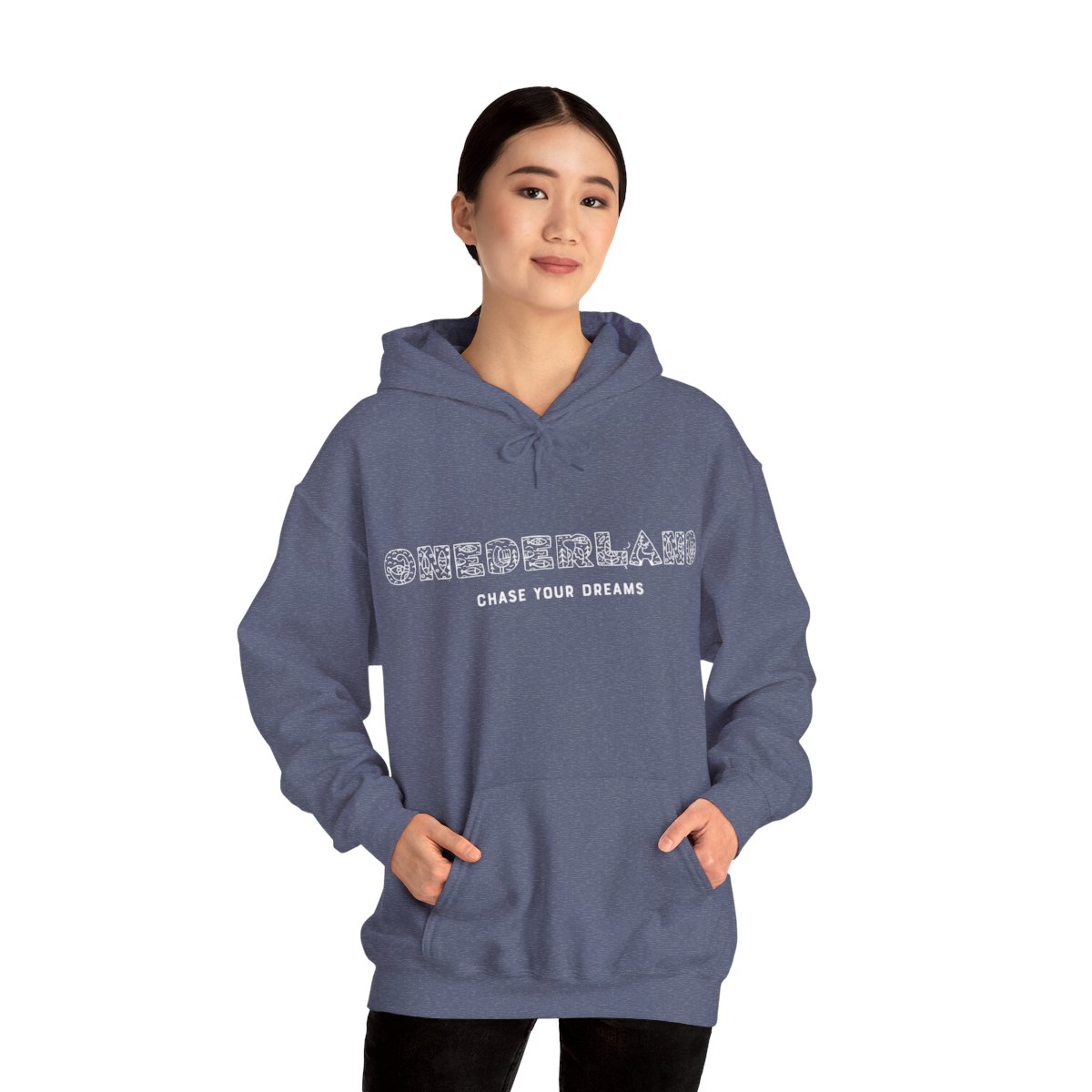 ONEderland Chase Dreams Dark Unisex Heavy Blend™ Hooded Sweatshirt product thumbnail image