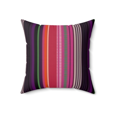 Square Pillows Colorful Stripes