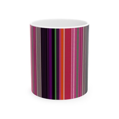 Ceramic Mug Colorful Stripes