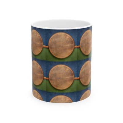 Ceramic Mug American Native Drum