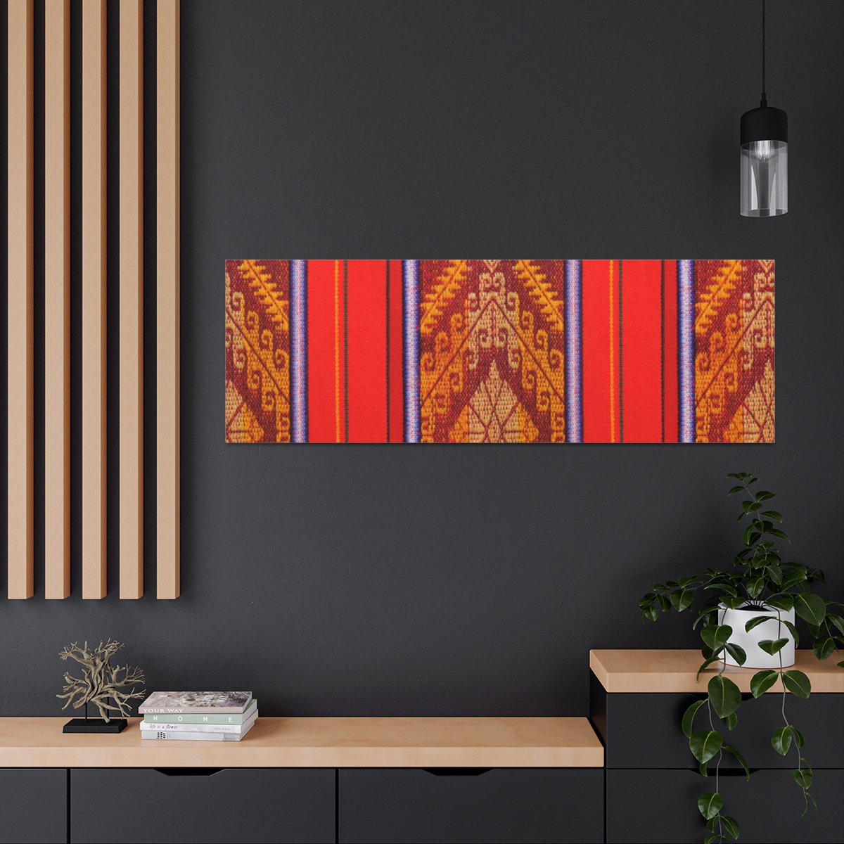 Canvas Gallery Wraps Orange Stripes product thumbnail image