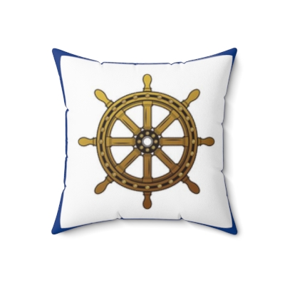 Square Pillows Ship Wheel