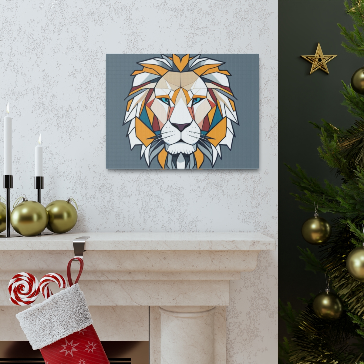 Canvas Gallery Wraps Brown Lion product thumbnail image