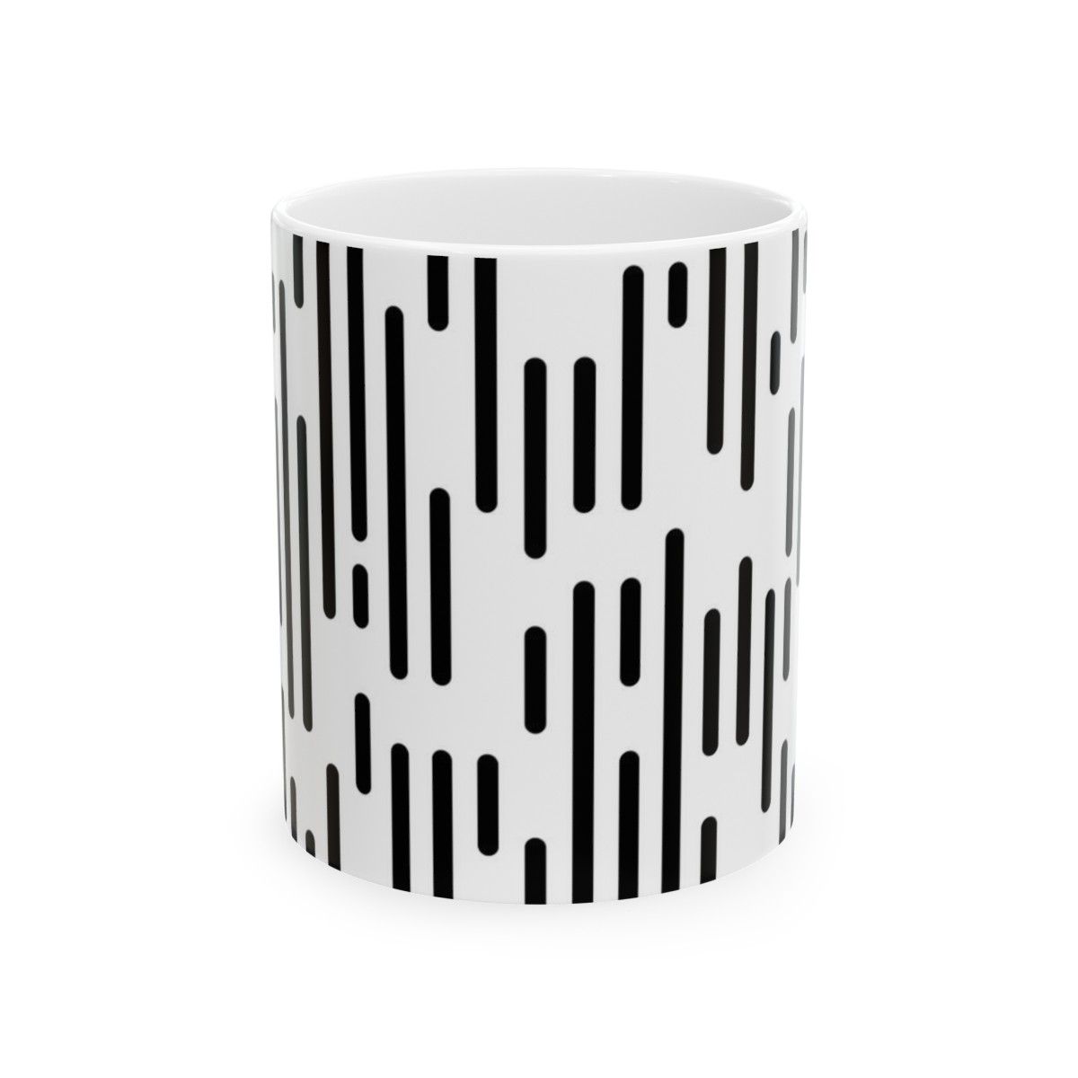 Ceramic Mug Black Stripes product thumbnail image