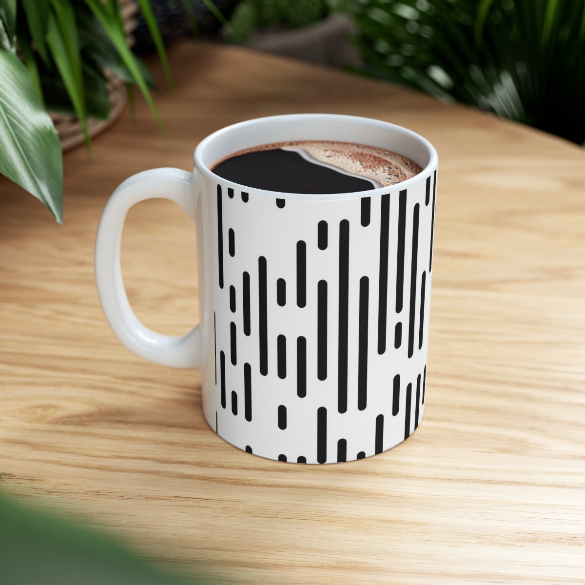 Ceramic Mug Black Stripes product thumbnail image