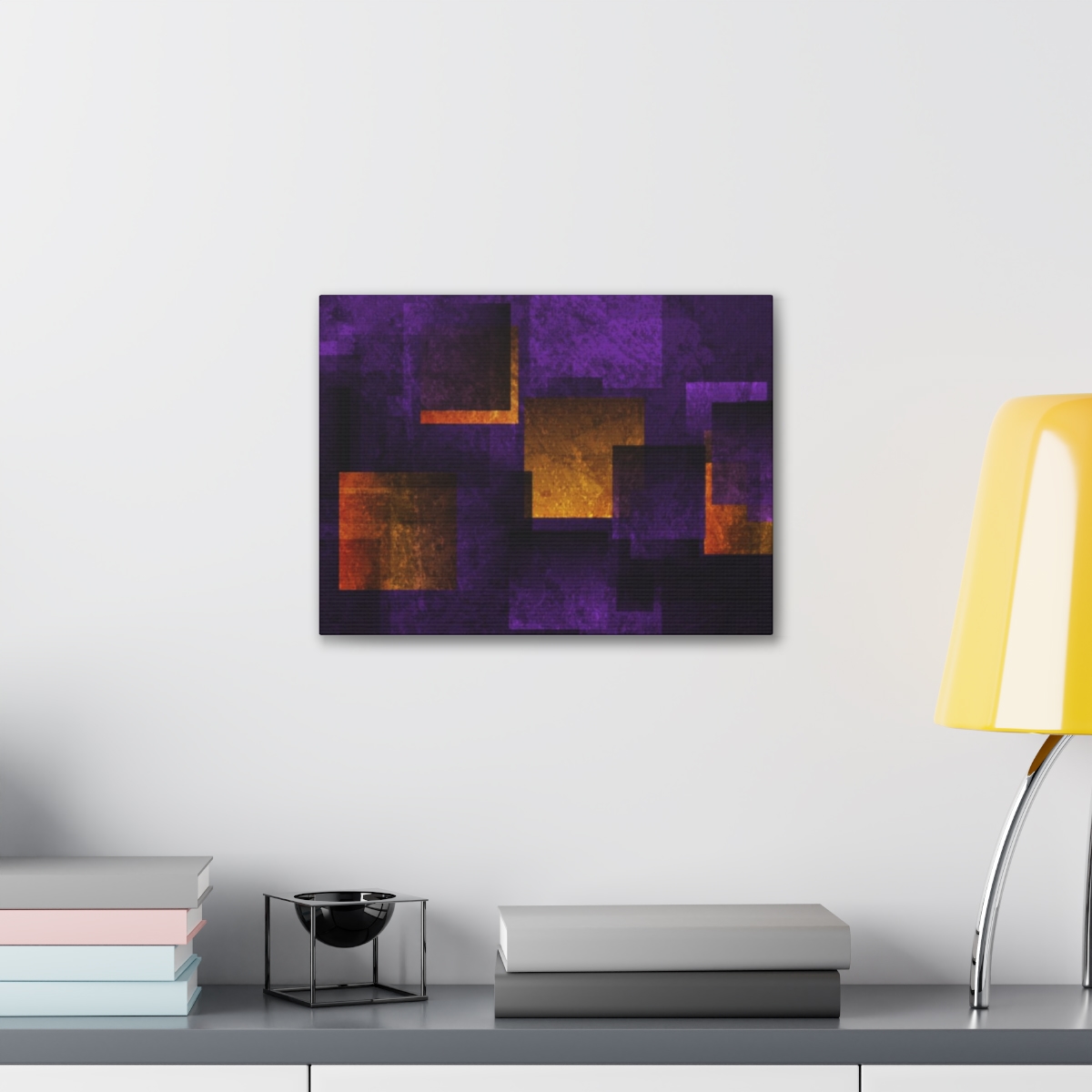 Canvas Gallery Wraps Orange Purple Yellow product thumbnail image