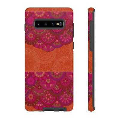 Phone Cases Orange Pink Floral