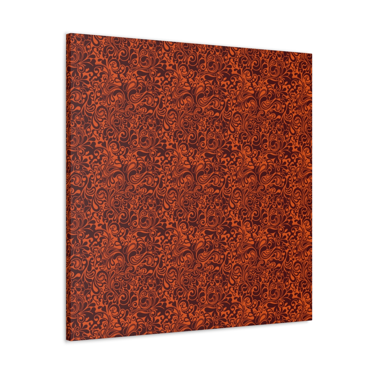 Canvas Gallery Wraps Orange Brown Floral product thumbnail image