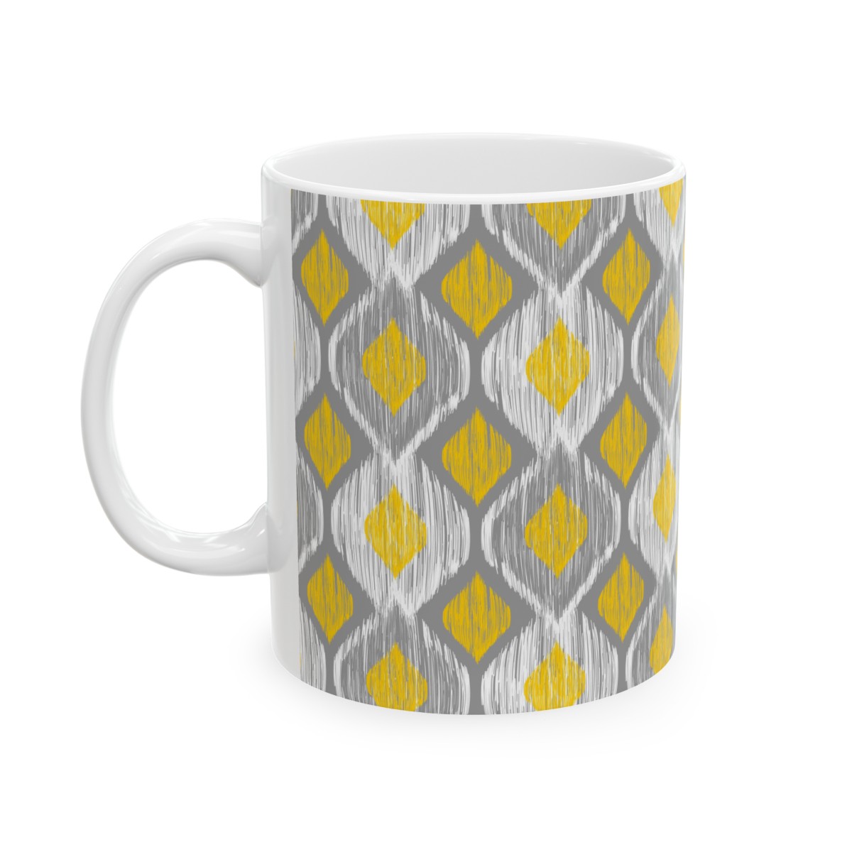 Ceramic Mug Yellow White product thumbnail image