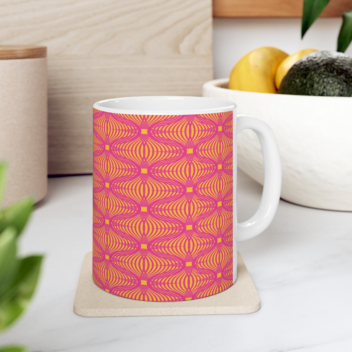 Ceramic Mug Orange Pink product thumbnail image