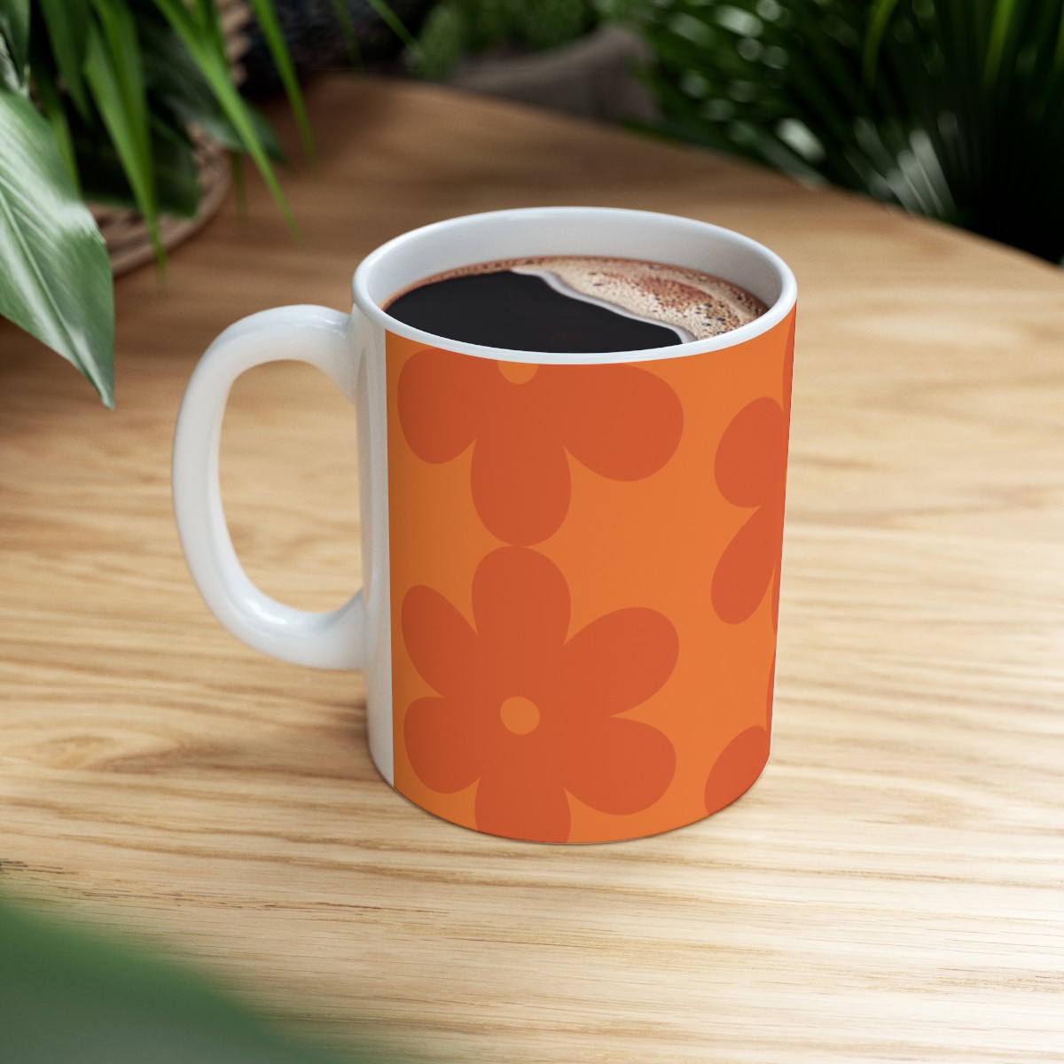 Ceramic Mug Orange Flower product thumbnail image