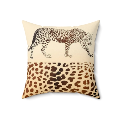 Square Pillows Leopard