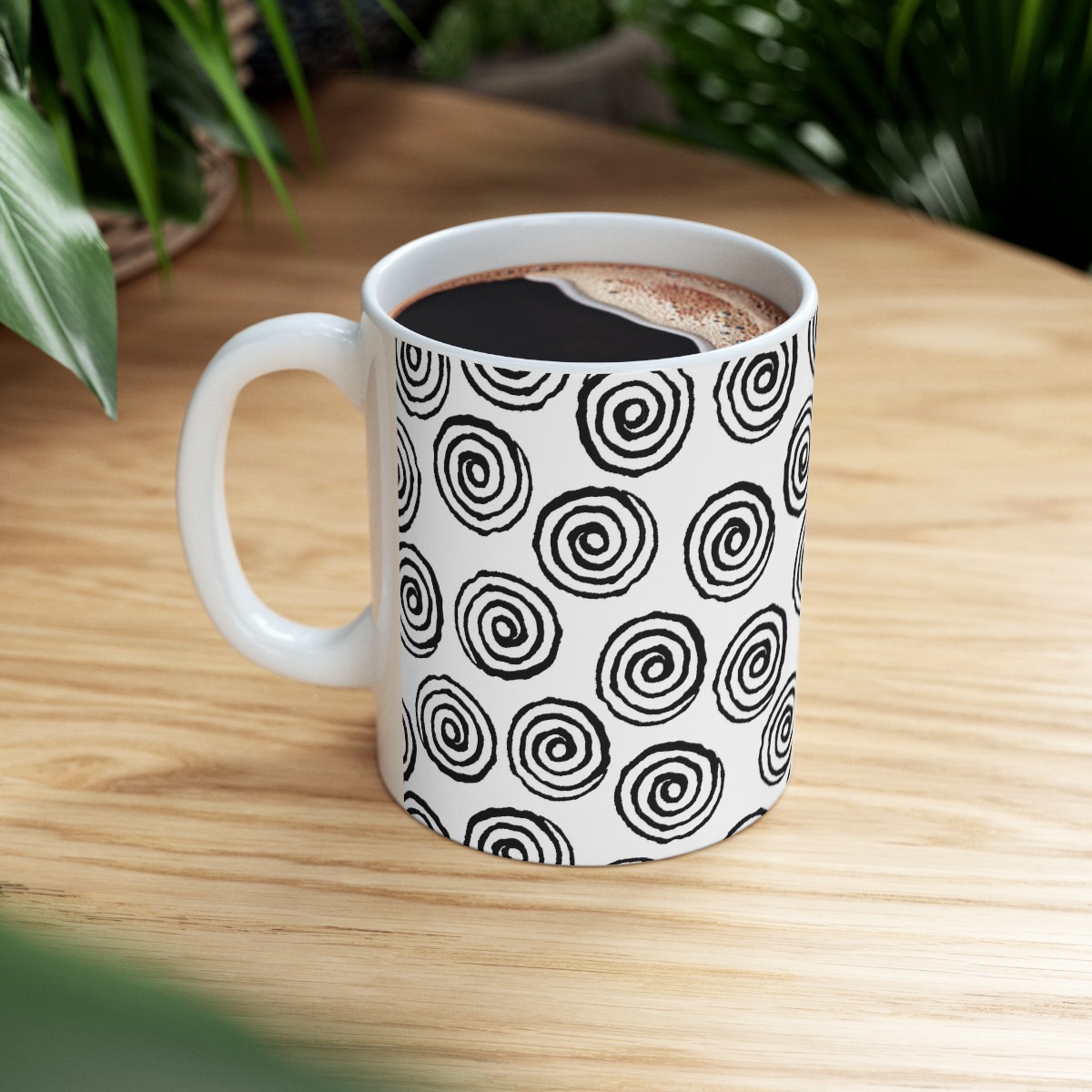 Ceramic Mug Black Spiral product thumbnail image