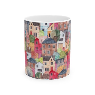 Ceramic Mug Houses