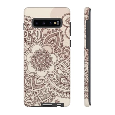 Phone Cases Red Paisley