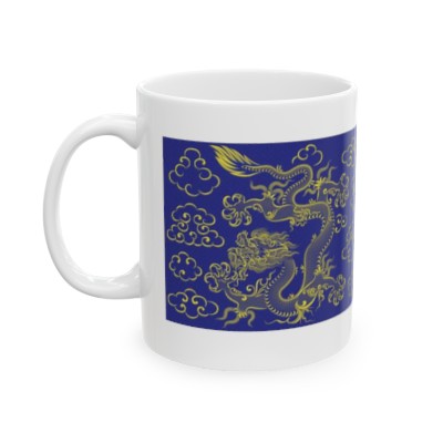 Ceramic Mug Gold Dragon