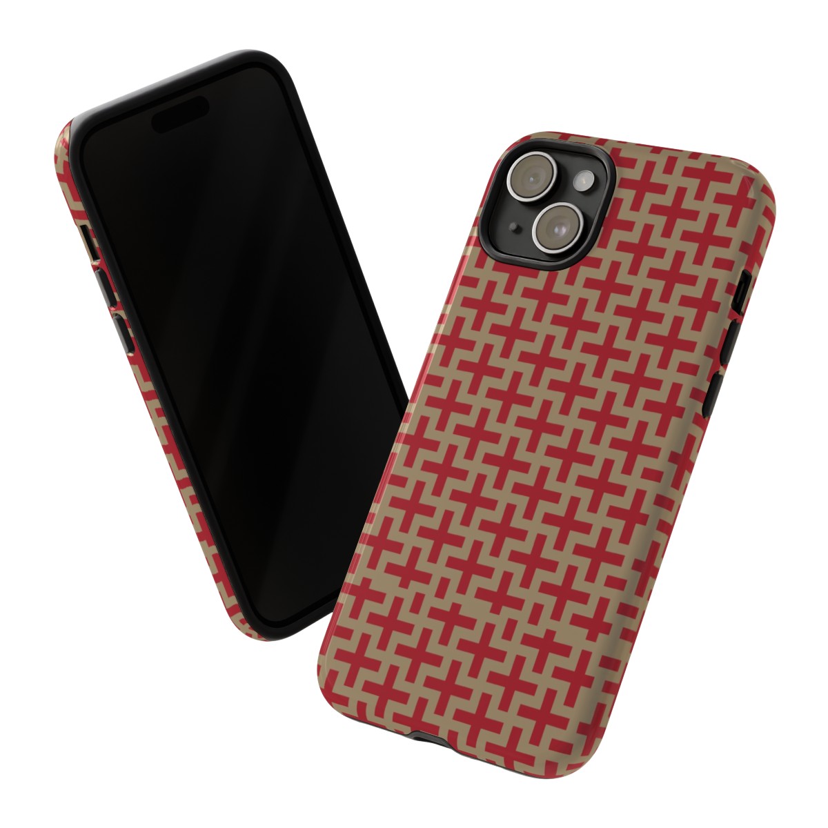 Phone Cases Red and Gold Vector product thumbnail image