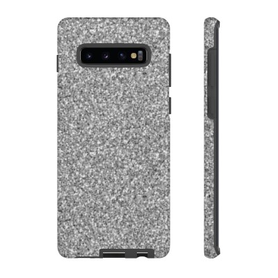Phone Cases Silver Glitter