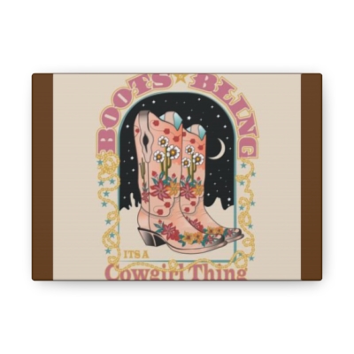 Canvas Gallery Wraps Cowgirl Bling
