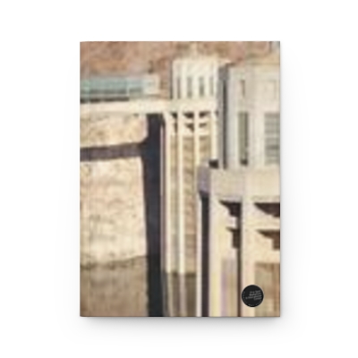 Hardcover Journal Matte Photo of the Hoover Dam by Mrs. D 